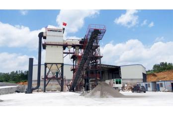 怀化明达建材，南方路机V7-100干式制砂设备应用